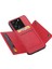 Xiaomi 13T/13T Pro/redmi K60 Ultra Kapak Kart Yuvaları Pu Deri+Tpu Telefon Kickstand Case-Red (Yurt Dışından) 2