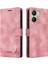 Xiaomi Redmi 13C 4g/poco C65 4g Için Fotoğraf Yuvası Pink ile Vaka Şok Geçirmez Deri Telefon Kapağı (Yurt Dışından) 1