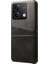 Xiaomi Için Redmi Note 13 5g Kasa Çift Kart Yuvaları Şok Geçirmez Kılıf Pu+Pc Ince Telefon Kılıf Black (Yurt Dışından) 2