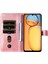 Xiaomi Için Redmi 13C 4g/poco C65 4g Kasa Buzağı Dokusu Deri Deri Kapak Fermuarı Cep Cüzdan Telefon Kılıf Pembe (Yurt Dışından) 2