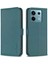 Xiaomi Redmi Için Note 13 Pro 5g Deri Kılıf Telefon Cüzdan Kapak Yeşil (Yurt Dışından) 1