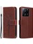 Xiaomi Için Redmi K60 ULTRA/13T/13T Pro Telefon Kabuğu Stand Pu Deri Cüzdan Case-Coffee (Yurt Dışından) 1