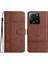 Xiaomi 13T/13T Pro/redmi K60 Ultra Kasa Çizgisi Baskılı Cüzdan Telefon Deri Kapak Kavurosu (Yurt Dışından) 1
