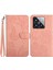 Xiaomi 14 Pro Case Pu Deri Stand Telefon Kapağı El Strap-Pink ile (Yurt Dışından) 1