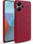 Xiaomi Redmi Için Note 13 Pro+ 5g Ince Fit Kılıf Akıllı Telefon Kapağı Şok Geçirmez Kumaş+ Pc Telefon Kabuğu-Kırmızı (Yurt Dışından) 1