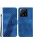 Xiaomi 13T/13T Pro/redmi K60 Ultra Kılıf Anti-Fall Deri Cüzdan Stand Telefon Kapak-Dark Blue (Yurt Dışından) 1