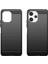 Xiaomi Redmi 12 5g (Global)/poco M6 Pro 5g Karbon Fiber Doku Doku Telefon Kılıfı Yumuşak Tpu Fırçalanmış Geri Kapak Black (Yurt Dışından) 2
