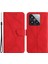 Xiaomi 14 Pro Kılıfı Için Yumuşak Pu Deri Deri Touch Telefon Kapak-Kırmızı (Yurt Dışından) 1