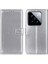 Xiaomi 14 Pro Case Cüzdanı Pu Deri Derili Damla Geçirmez Telefon Kapak Silver (Yurt Dışından) 1