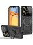Xiaomi Için Redmi Note 12 4g Manyetik Kasa Dönen Kickstand Pc+Tpu Telefon Geri Kapak Black (Yurt Dışından) 1