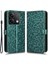 Xiaomi Için Redmi Note 13 5g/13 5g (Çin) Kasa Çizelge Önleyici Pu Deri Baskılı Cüzdan Cep Telefonu Koruyucu Yeşil (Yurt Dışından) 1