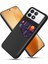 Xiaomi Redmi Için K70E 5g Kılıf Kartı Yuvası Bez Doku Deri Kaplamalı Pc Kapak Black (Yurt Dışından) 1
