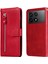 Xiaomi Için Redmi K70 5G/K70 Pro 5g Case Balf Doku Anti Drop Kartı Tutucu Akıllı Telefon Kapak-Kırmızı (Yurt Dışından) 1