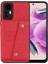 Xiaomi Redmi Için Not 12S 4g Kırılma Kanıtı Pu Derılı Kaplamalı Tpu Telefon Kapağı Kart Yuvaları ile Kickstand Shell (Yurt Dışından) 1