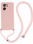 Xiaomi 13T/13T Pro/redmi K60 Ultra Kılıf Yumuşak Fiber Astar Long Lanyard-Pink ile Katpu Kapağı (Yurt Dışından) 1