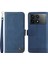 Xiaomi Redmi Için Deri Telefon Kılıfı K70 5G/K70 Pro 5g Cüzdan Manyetik Telefon Kapak Mavisi (Yurt Dışından) 1