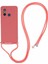 Xiaomi Redmi 12C 4g Kasa Yumuşak Fiber Astar Tpu Tpu Telefon Kapağı Landard-Hawthorn Red ile (Yurt Dışından) 1