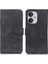 Xiaomi Redmi Için 13C 4g/poco C65 4g Case Case Telefon Kabuğu Pu Deri Retro Stand Cep Telefonu Kapak Black (Yurt Dışından) 1