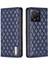 Xiaomi 13T/13T Pro/redmi K60 Ultra Case Pu Pu Deri Rhombus Telefon Kapak Mavisi (Yurt Dışından) 1
