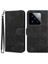 Xiaomi 14 Pro Case Fil Head Strap-Black ile Baskılı Pu Deri Kapağı (Yurt Dışından) 1