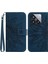 Xiaomi 14 Pro Deri Kılıfı Için Ter Strap-Dark Mavi Olan Cilt Touch Telefon Cüzdan Kapağı (Yurt Dışından) 1