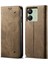 Xiaomi Redmi Için 13C 4g/poco C65 4g Cep Telefon Kılıfı Cüzdan Pu Deri Deri Anti-Fall Shell-Khaki (Yurt Dışından) 1