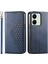 Xiaomi Redmi Için 13C 4g/poco C65 4g Kasa Baskılı Rhombus Desen Pu Deri Cep Telefonu Kapak Blue (Yurt Dışından) 1