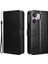 Xiaomi Redmi Için 13C 5G/13R 5g/poco M6 5g Cüzdan Kılıf Pu Deri Çılgın At Dokusu Flip Telefon Kapak Black (Yurt Dışından) 1