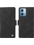 Xiaomi Redmi Için Pu Deri Cüzdan Kılıfı Not 12 5g (Çin)/(Hindistan)/(Global)/poco X5 5g, Cilt Touch Stand Telefon Kapak Black (Yurt Dışından) 1