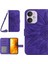 Xiaomi Redmi 13C 4g/5g/poco C65 4g Crossbody Crossbody Telefon Deri Kılıf Ayçiçeği Desen-Dark Mor (Yurt Dışından) 1
