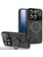 Xiaomi Için 14 Vaka Manyetik Dönen Kickstand Pc+Tpu Telefon Geri Kapak-Black (Yurt Dışından) 1