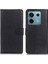 Xiaomi Redmi Için Note 13 Pro 5g Cep Telefon Kılıfı Litchi Doku Doku Deri Deri Kapak Black (Yurt Dışından) 1