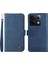 Xiaomi Redmi Için Note 13 Pro 5g Deri Kılıf Strap Telefon Cüzdan Standı Kapak Mavisi (Yurt Dışından) 1