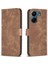 Xiaomi Için Redmi 13C 4g/poco C65 4g Kılıf Baskılı Telefon Kapağı Standı Pu Deri + Tpu Telefon Kabuğu Cüzdan-Brown (Yurt Dışından) 1
