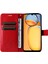 Xiaomi Redmi Için 13C 4g/poco C65 4g Case Kelebek Deseni Deri Telefon Koruyucu-Kırmızı (Yurt Dışından) 2