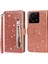 Xiaomi 13T/13T Pro/redmi K60 Ultra Deri Kılıf Fermuar Cep Telefonu Kapak Golü Altın (Yurt Dışından) 1