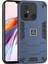 Xiaomi Redmi Için 12C 4g/poco C55 4g Telefon Kılıfı Şok Geçirmez Tpu Sabit Pc Damla Geçirmez Kabuk-Navy Mavi (Yurt Dışından) 1
