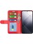 Xiaomi Için 14 Case Crazy Horse Doku Cüzdan Deri Telefon Kapak-Kırmızı (Yurt Dışından) 2