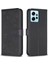 Xiaomi Için Redmi Note 12 4g Pu Pu Deri Yonca Baskılı Kart Tutucu Telefon Kapak Black (Yurt Dışından) 1