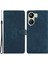 Xiaomi Redmi 13C 4g/poco C65 4g Cep Telefon Kılıfı Cilt Deri Deri Deri Stand Kapak Blue (Yurt Dışından) 1