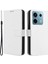 Xiaomi Redmi Için Note 13 Pro 5g Telefon Kılıfı Anti-Çizelge Kabuğu Manyetik Pu Cüzdan Telefon Kapak-Beyaz (Yurt Dışından) 1
