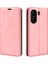 Xiaomi Redmi Için 13C 4g/poco C65 4g Kasa Deri Manyetik Cilt Touch Akıllı Telefon Kapak Pembe (Yurt Dışından) 1