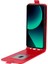 Xiaomi 13T/13T Pro/redmi K60 Ultra Dikey Flip Kart Tutucu Telefon Kabuğu Çılgın At Doku Kapağı Deri Kılıf Kırmızı (Yurt Dışından) 2