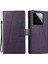 Xiaomi Için 14 Baskılı Pu Deri Kapak Cep Telefon Kılıfları Strap-Purple (Yurt Dışından) 1