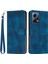 Xiaomi Redmi Için Deri Telefon Kılıfı Note 12 Pro 5g/12 Pro Speed ​​5g/poco X5 Pro 5g, Üçgen Basılı Stand Cüzdanı Kapak Sapfire (Yurt Dışından) 1