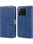 Cep Telefonu Xiaomi Için Stand Kapağı 13T/13T Pro/redmi K60 Ultra Düz Renkli Pu Deri Cüzdan Case-Dark Mavi (Yurt Dışından) 1