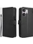 Xiaomi Redmi Için 13C 5G/13R 5g/poco M6 5g Cüzdan Kılıf Deri Deri Folio Şok Geçirmez Telefon Kapak Black (Yurt Dışından) 1