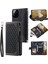 Xiaomi Için 14 Case Pu Deri Fermuarı Pocket Rhombus Telefon Kapağı Strap-Black (Yurt Dışından) 1