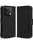Xiaomi Için Redmi Note 13 5g Case Slim Fit Pu Deri Telefon Stand Kapağı Cüzdan-Black (Yurt Dışından) 1