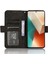 Xiaomi Için Redmi Note 13 5g Case Slim Fit Pu Deri Telefon Stand Kapağı Cüzdan-Black (Yurt Dışından) 2
